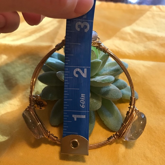 Bourbon And Boweties Gold Wrap Bangle Bracelet - Picture 7 of 8